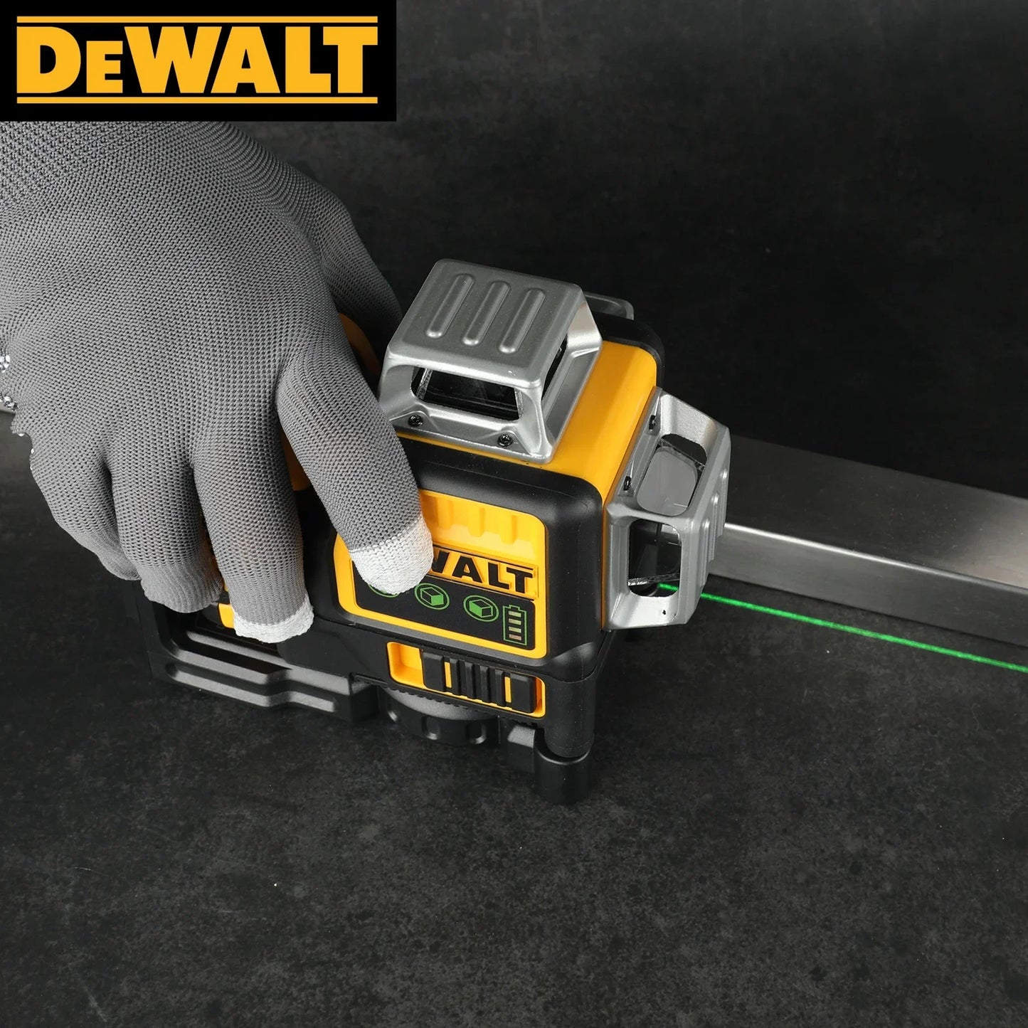 DEWALT DW089LG 12LineMeasurement 360Degree LaserLevelIndustrialGradeConstruction