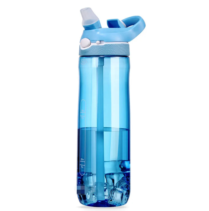 Premium Tritan Water Bottle With Straw 750 Ml Eco Friendly Durable Gym Bottle For Outdoor Hydration