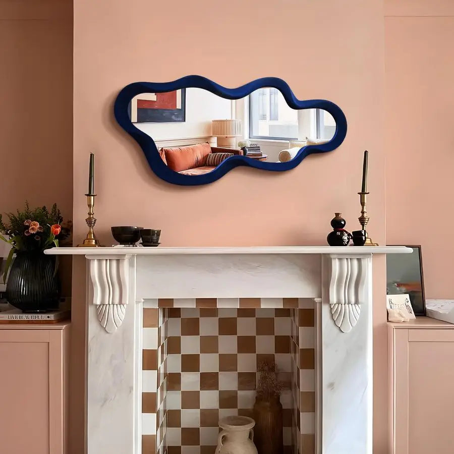 Cloud Shaped Wall Mirror For Teen Bedroom Decor Art