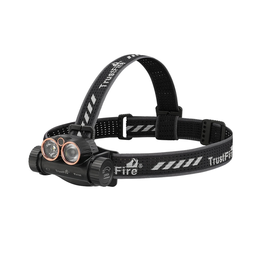 TrustFire H7GR LED Headlamp 1800 Lumens Infrared Sensor Rechargeable