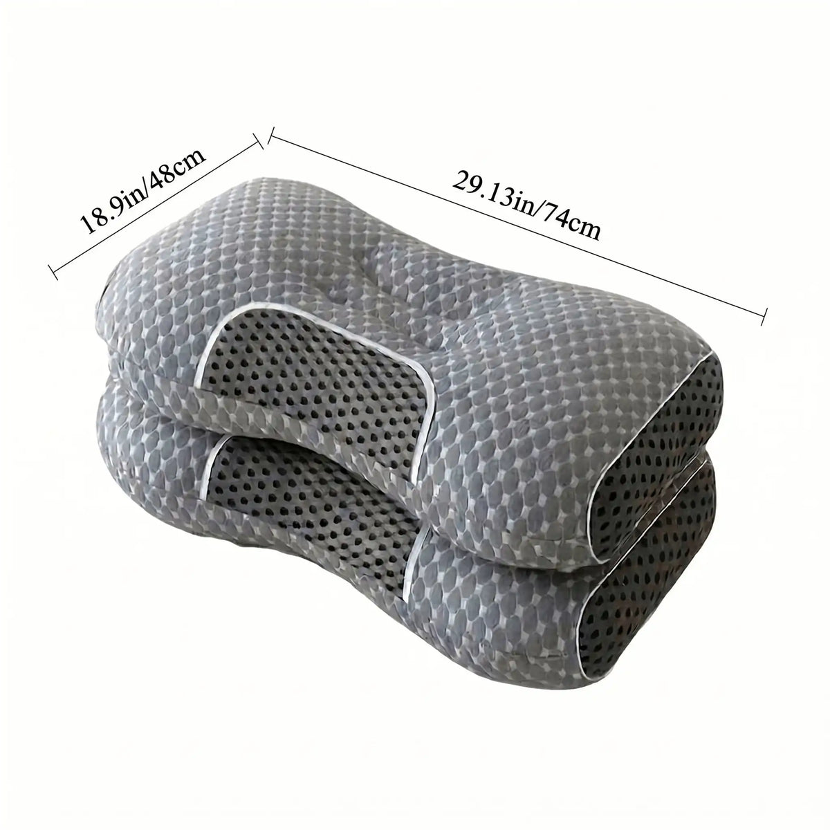 Ergonomic Neck Massage Pillow for Comfortable Sleep and Shoulder Support
