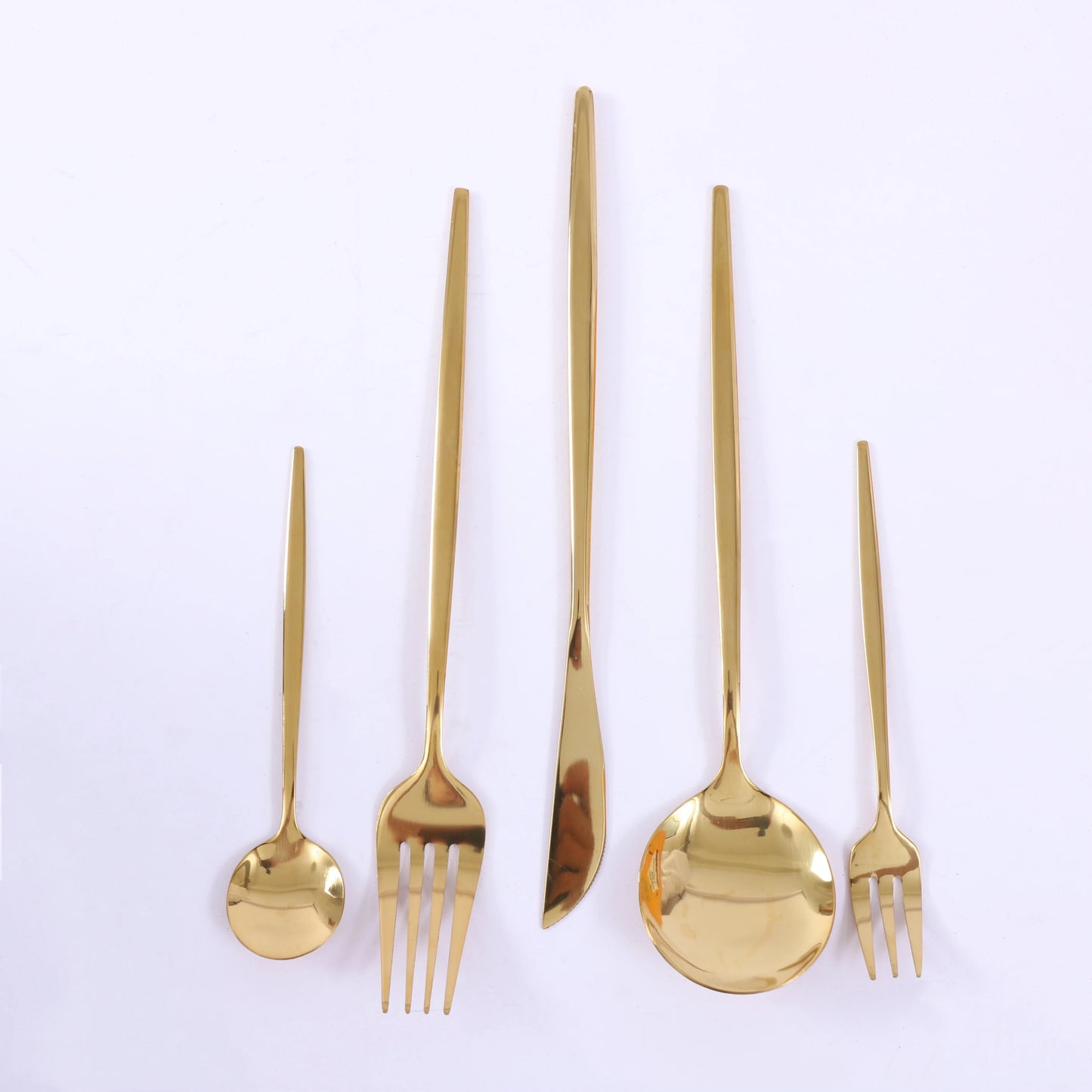 90 Piece Stainless Steel Flatware Set Heavy Duty With Vacuum Titanium Plating For Events And Restaurants