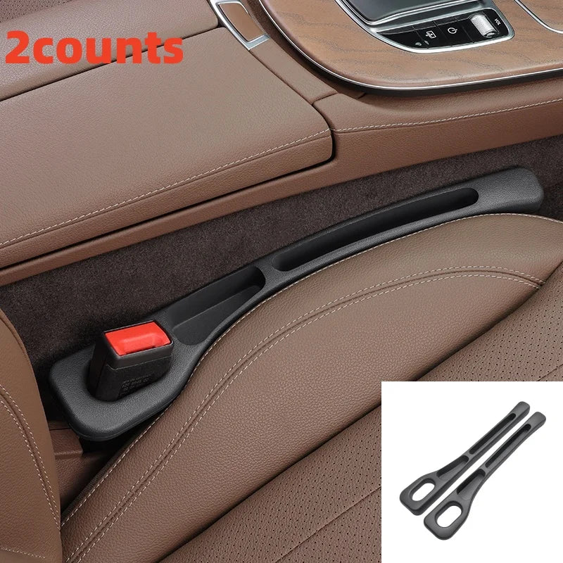 Ahtoska Car Seat Gap Filler PU Organizer for Phone Keys and Essentials Slim EVA Storage Box