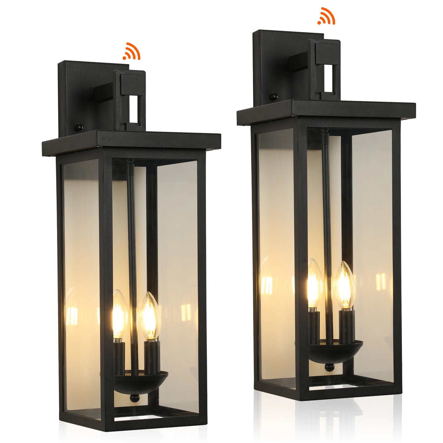 ARLGSITE Outdoor Wall Lantern Dusk to Dawn Sensor Aluminum Weatherproof