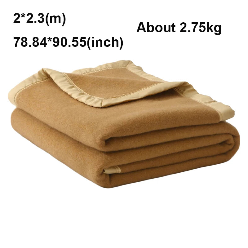 Wool Cashmere Blend Blanket 80 Percent Wool 20 Percent Cashmere All Season Cozy