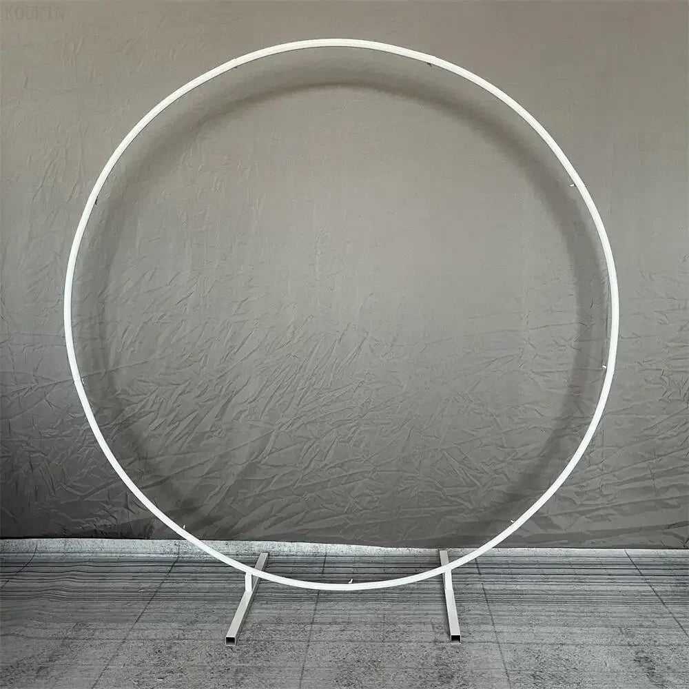Circular Arch Garden Balloon Stand Metal Ring For Wedding Decor