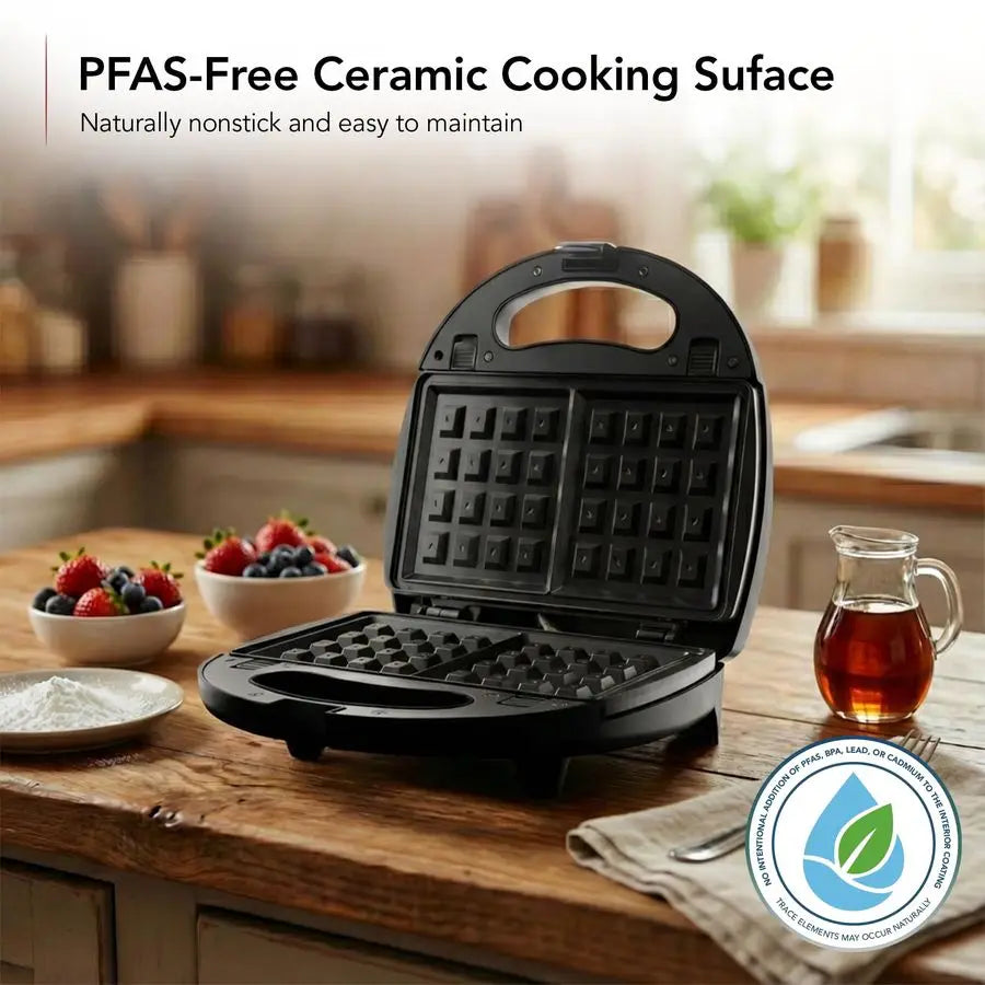 3 In 1 Electric Sandwich Maker Panini Press Waffle Iron