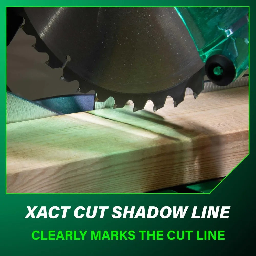 Single Bevel Compound Miter Saw 15 Amp Xact Cut