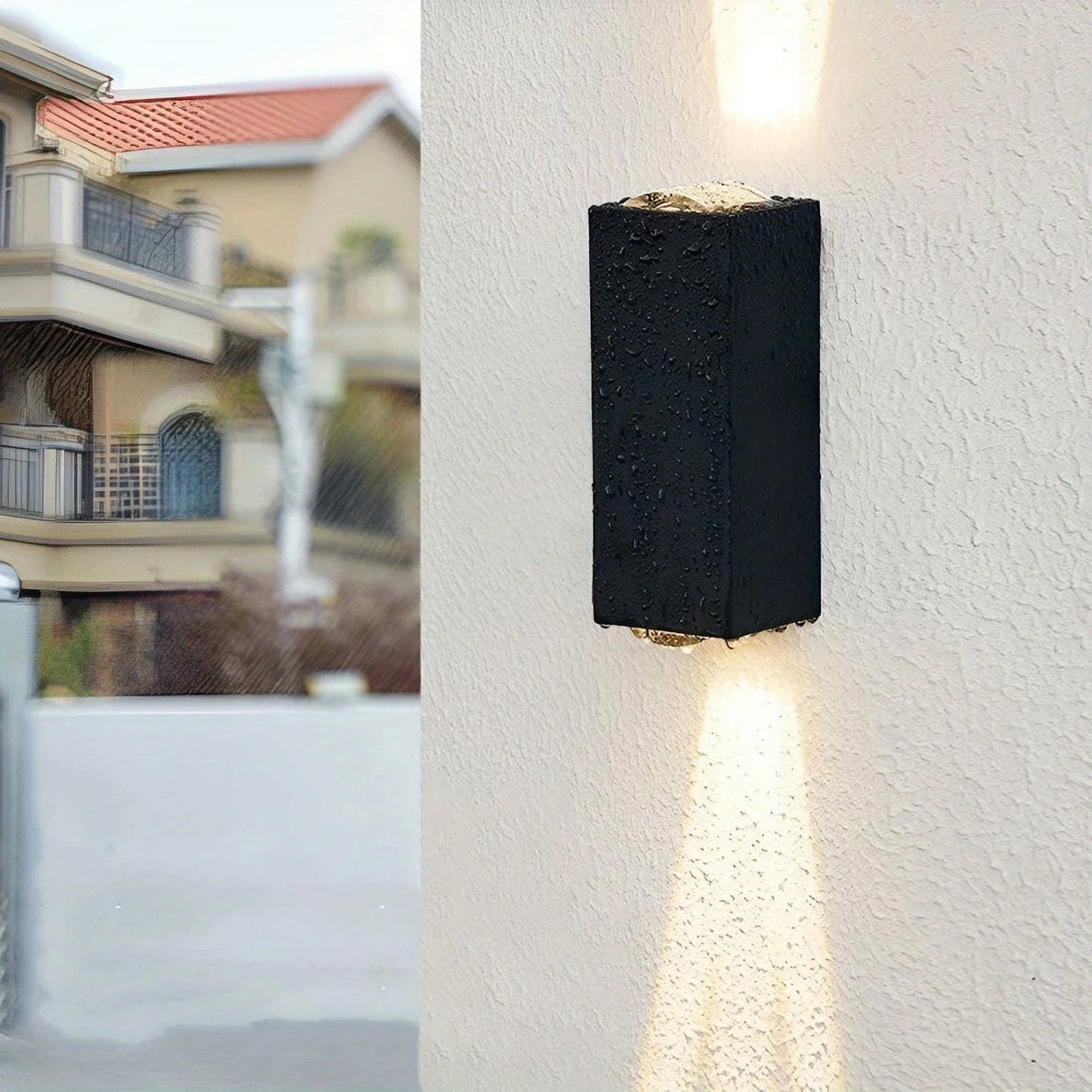 LED Up and Down Modern Wall Lamp Aluminum Anti Rust Outdoor Indoor Wall Sconce 10W 3000K Warm White