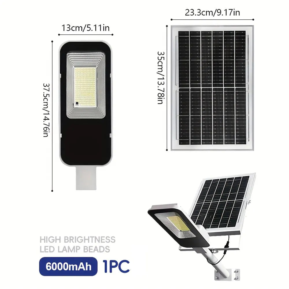 Outdoor Solar Lamps 4 Pack Waterproof 6000mAh Dusk To Dawn