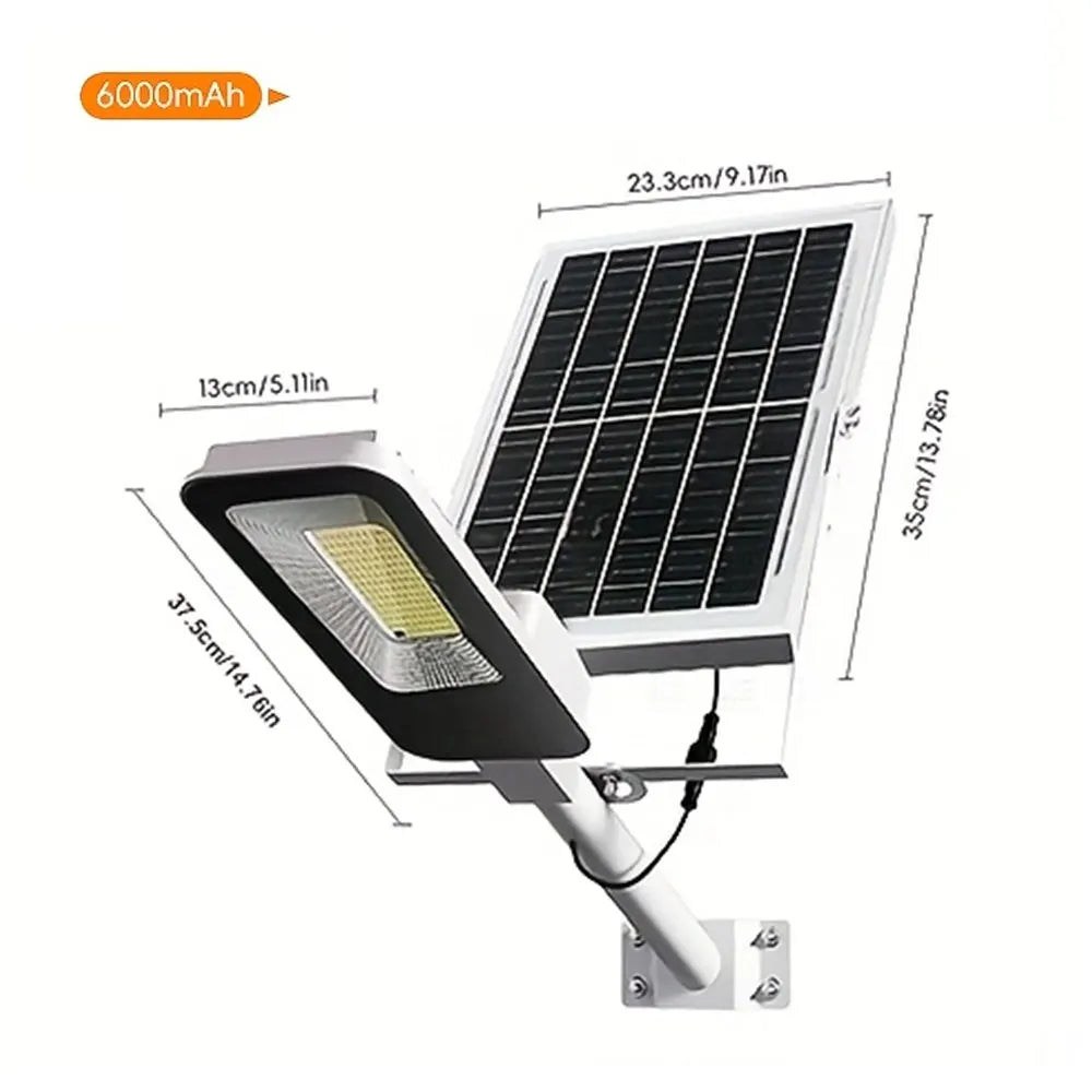 Outdoor Solar Lamps 4 Pack Waterproof 6000mAh Dusk To Dawn