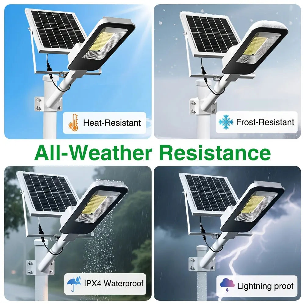Outdoor Solar Lamps 4 Pack Waterproof 6000mAh Dusk To Dawn