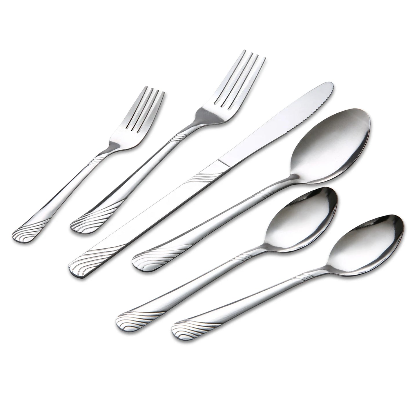 HANSMART Premium Stainless Steel Flatware Set For Eight