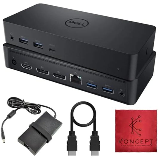 D6000 Docking Station for Dual Monitors with USB C Connectivity for Dual Display Setup and Enhanced Productivity
