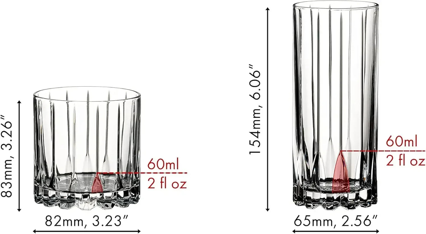 Rocks and Highball Glass Set