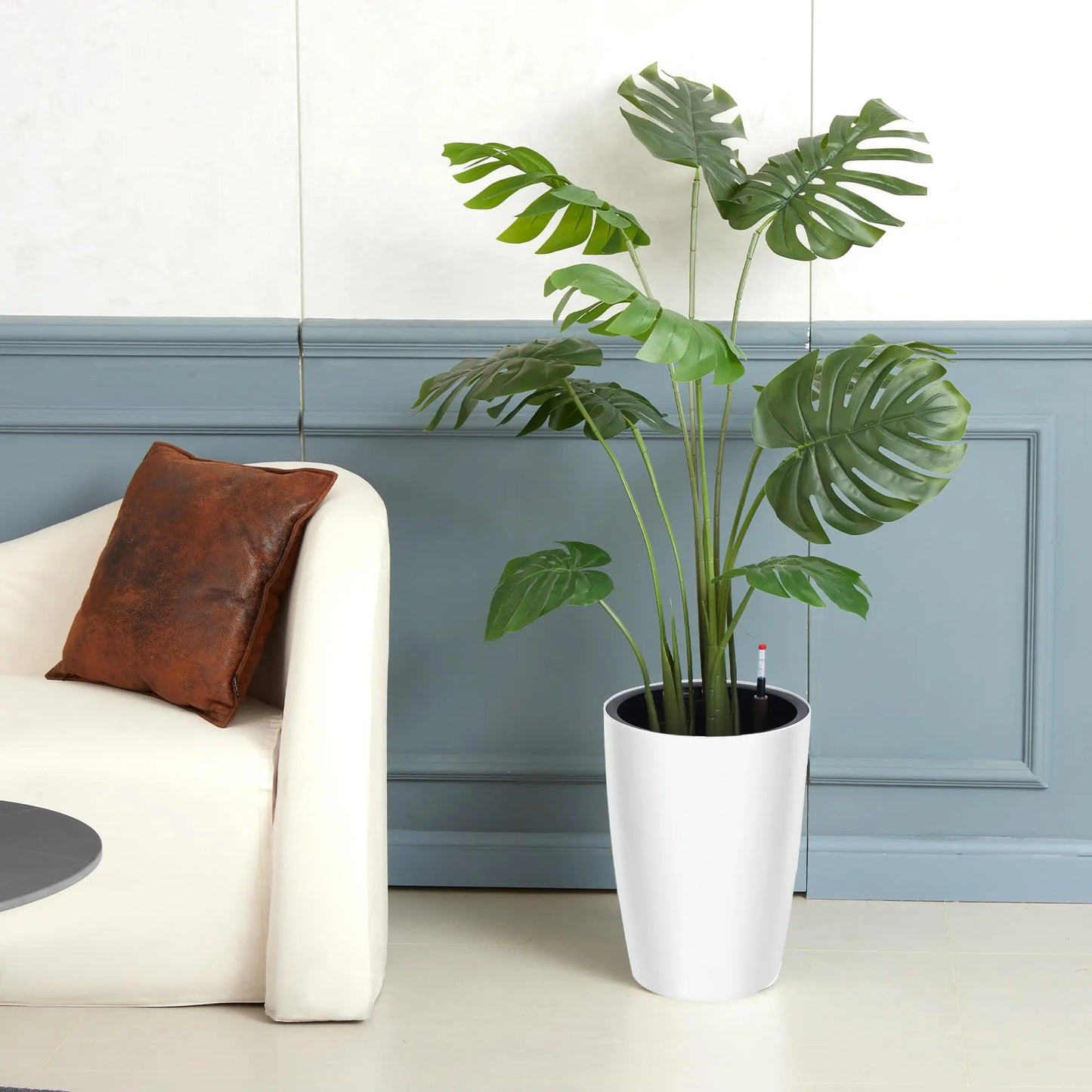 HiMISS Self Watering Planter With Water Level Indicator For Indoor And Outdoor Use