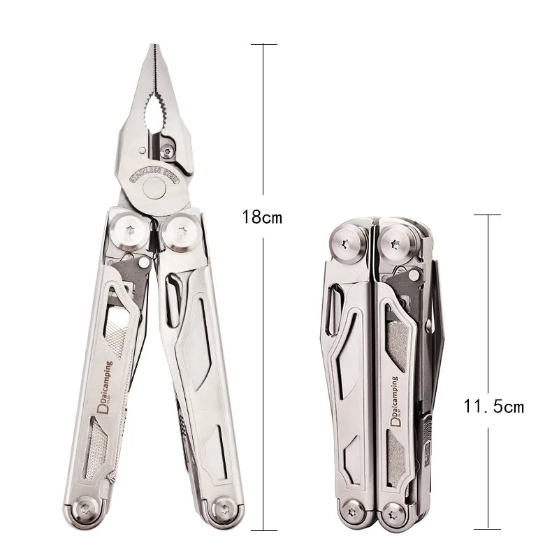 Daicamping DL30 Multifunctional Tool Set Stainless Steel EDC Survival Gear With Pliers