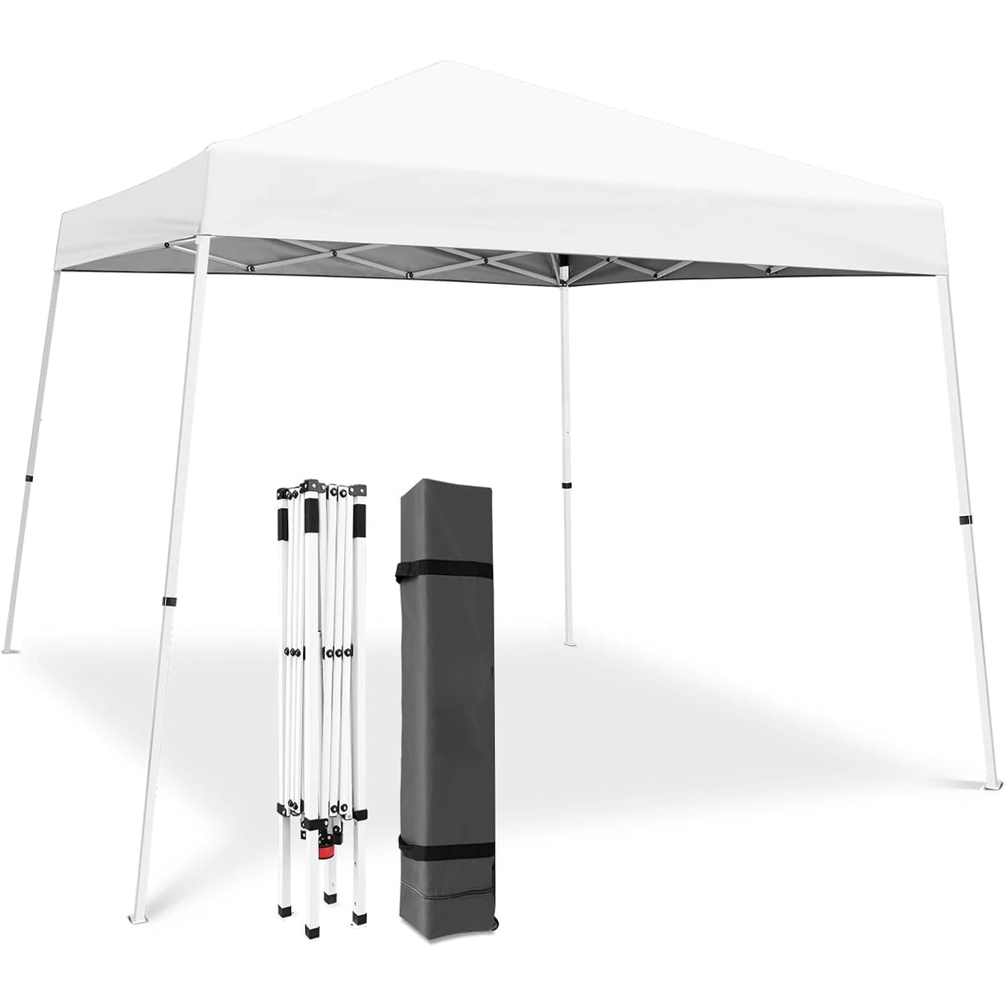 HiMISS HeavyDuty PopUp Canopy Tent Outdoor Shelter OnePushCenterLock DurableFrame