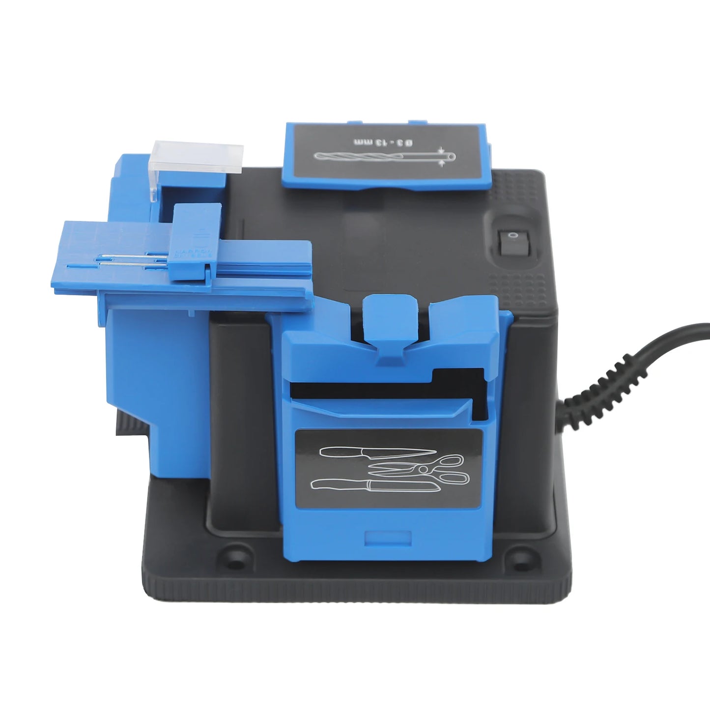 96W Electric Drill Bit Sharpener 110V Multifunction Grinding Machine for Knives and Scissors
