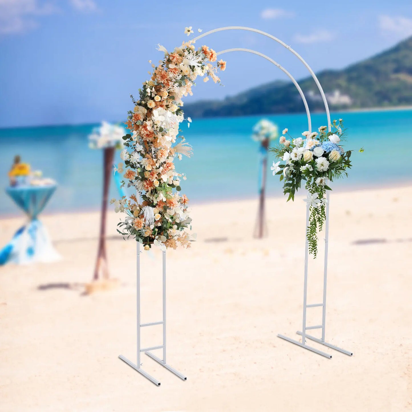 Metal Wedding Stand Arch Backdrop Frame Garden Arbor