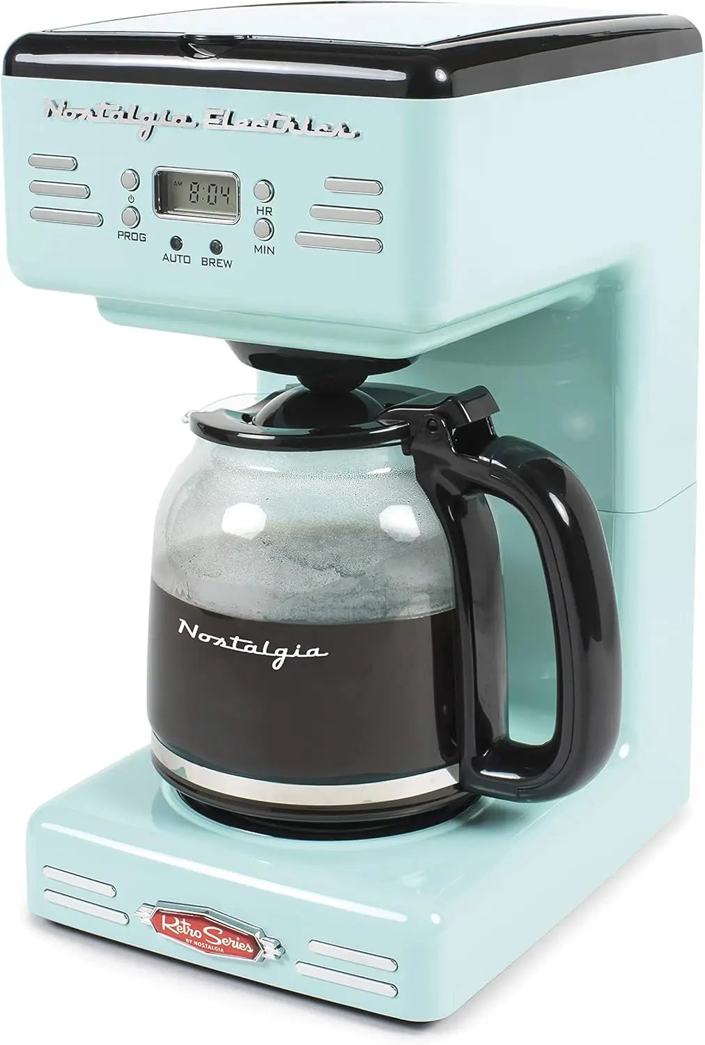 Nostalgia Programmable Coffee Maker With LED Display Auto Shut-Off