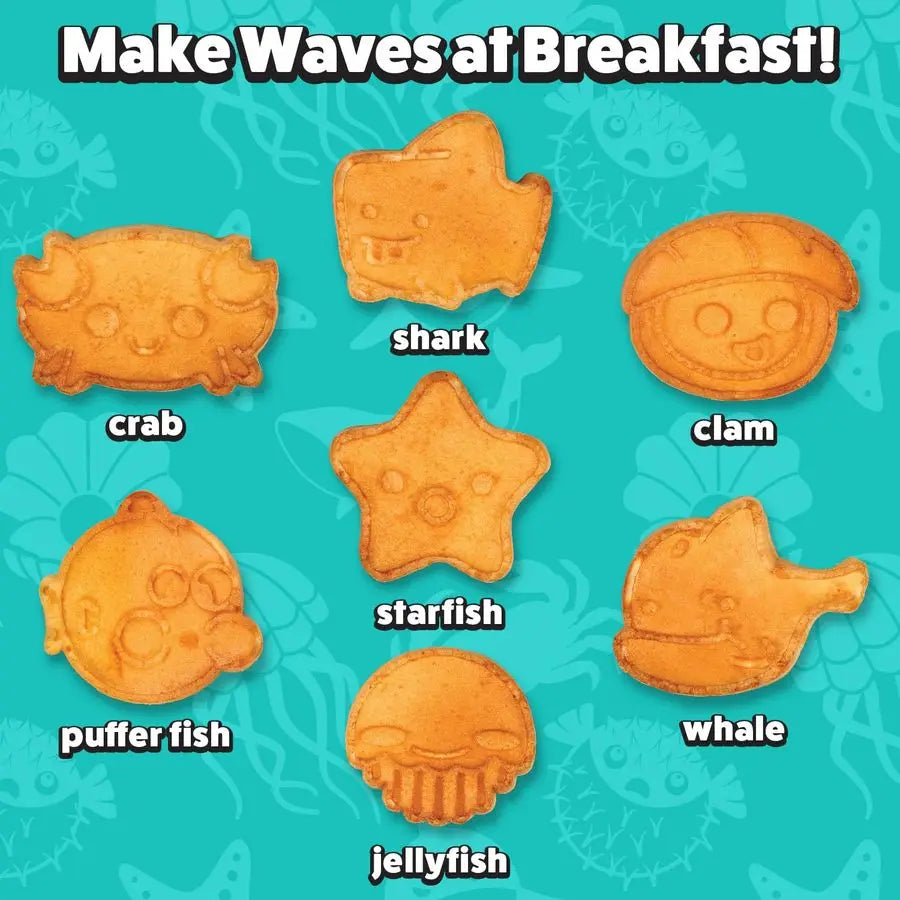 Creature Multifunctional Waffle Maker Engineered For Seven Oceanic Animal WaffleShapeSet