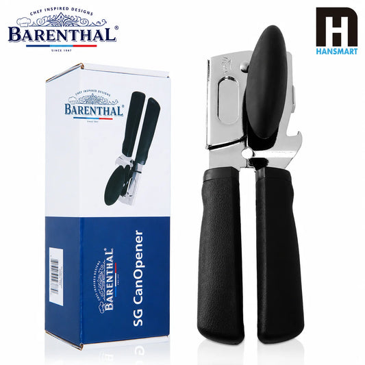 Manual Stainless Steel Side Cut Can Opener With Soft Grip Handle