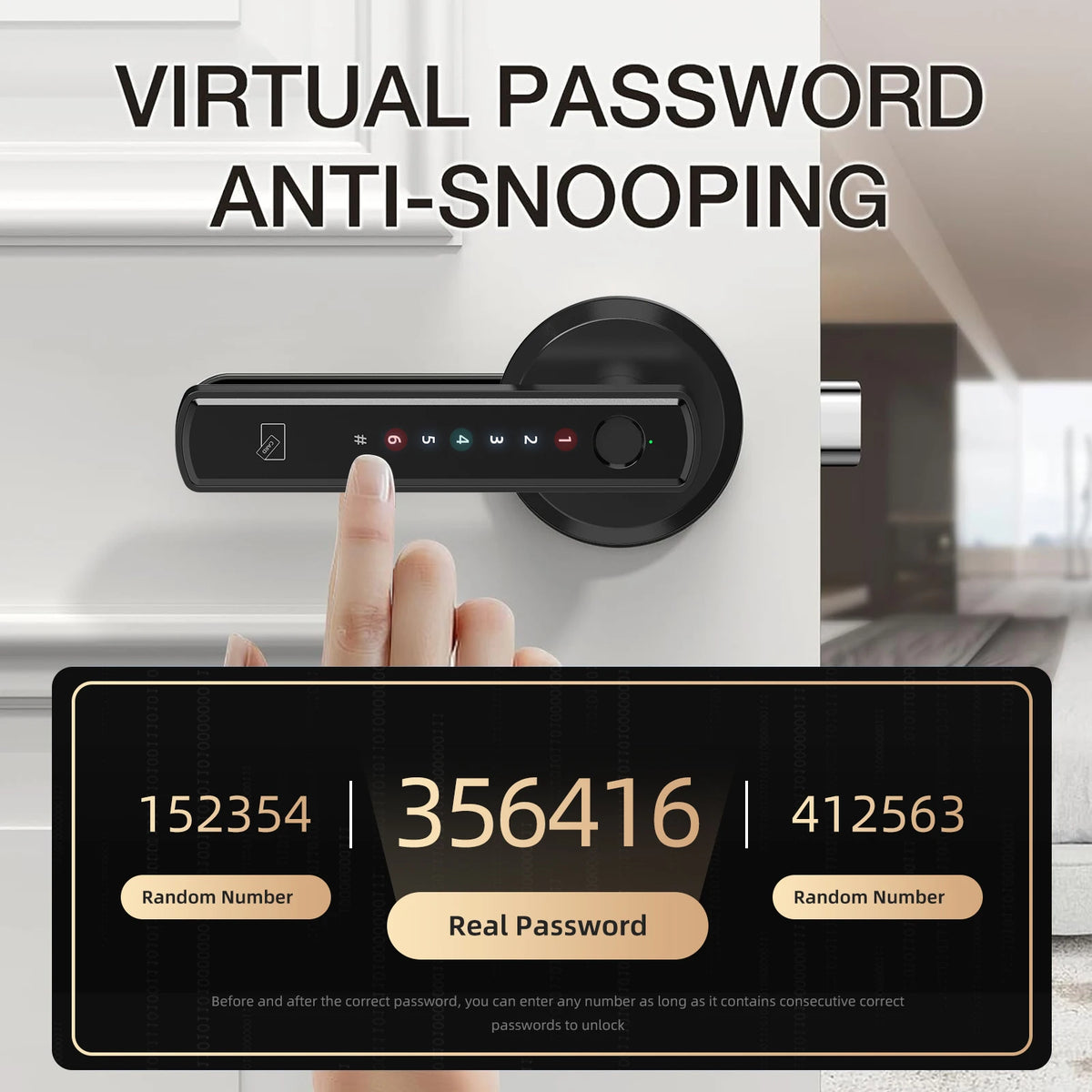 Viladepot Smart Fingerprint Door Lock With App Control Keypad