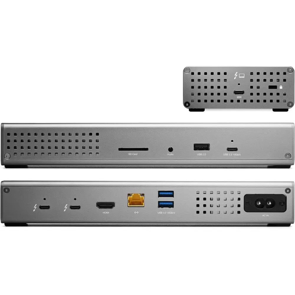 Thunderbolt 4 Dock With 11 Ports And 90W Power Delivery USB C HDMI 2 5 GbE SD Card Reader