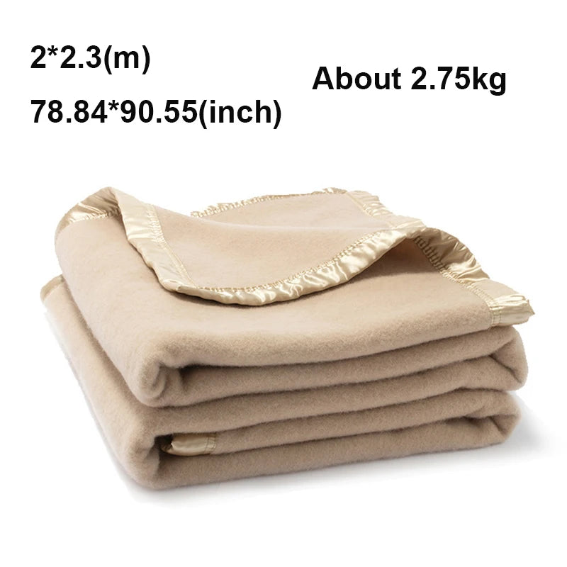 Wool Cashmere Blend Blanket 80 Percent Wool 20 Percent Cashmere All Season Cozy
