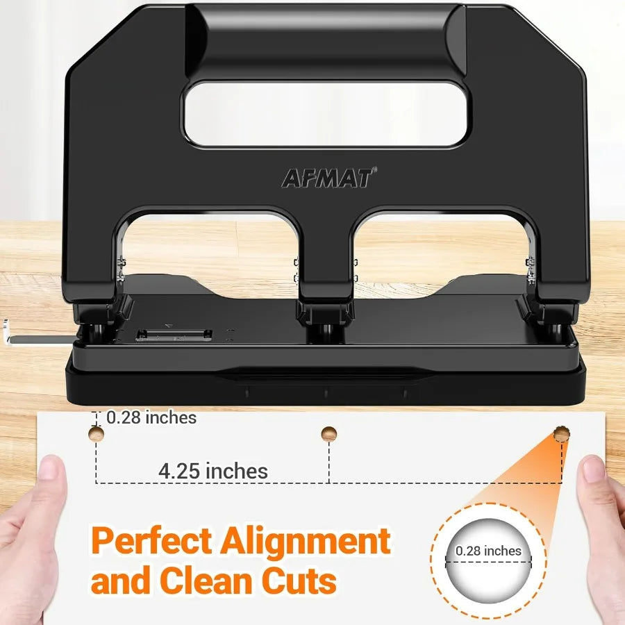 AFMAT Heavy Duty 3 Hole Binder Punch