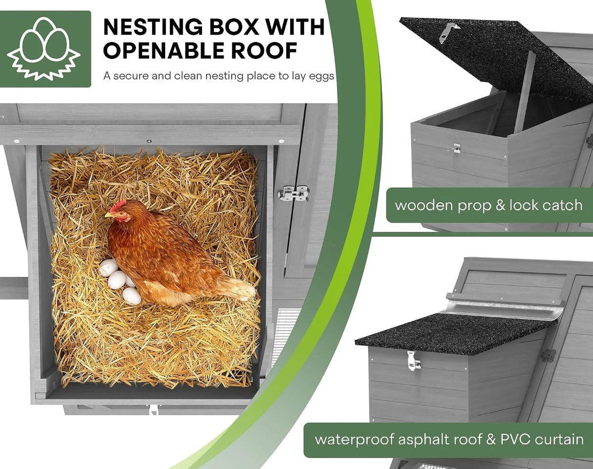 Solid Wood A Frame Chicken Coop For Four To Six Hens Outdoor Hen House