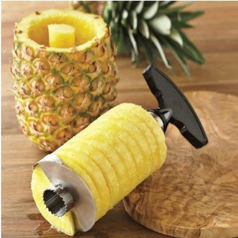 Pineapple Peeler Slicer Cutter Knife Stainless Steel Kitchen Tool With Ergonomic Handle For Easy Prep