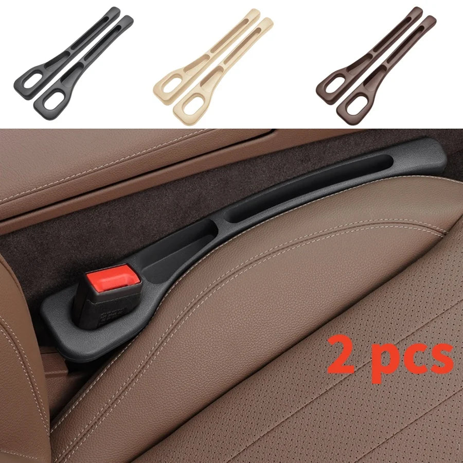 Ahtoska Car Seat Gap Filler PU Organizer for Phone Keys and Essentials Slim EVA Storage Box