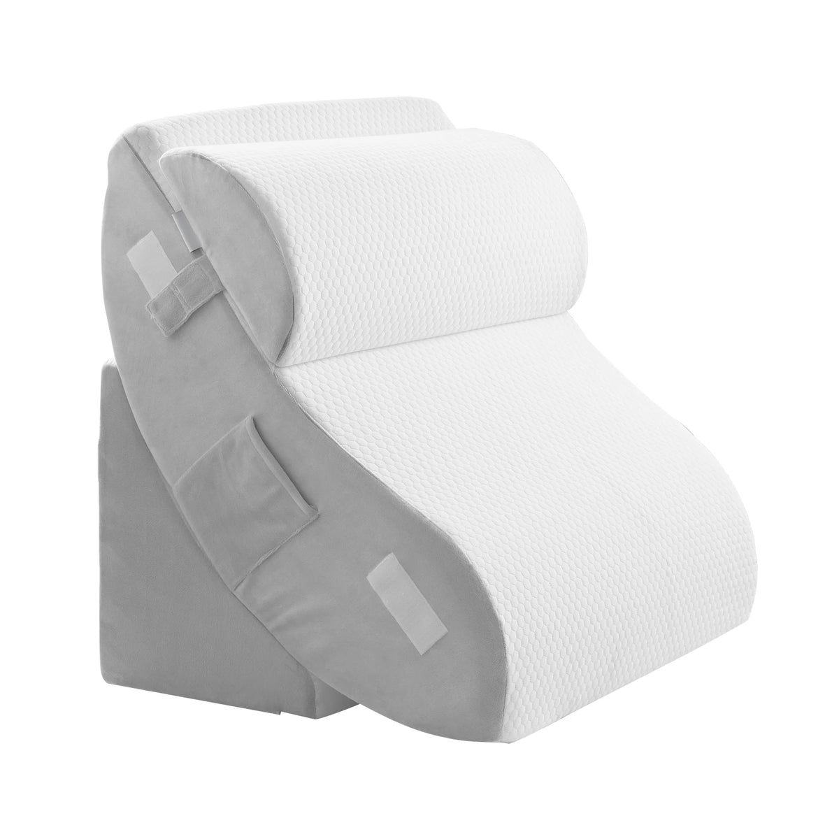 SucceBuy Gel Memory Foam Wedge Pillow Set for Sleep and Post Surgery Support