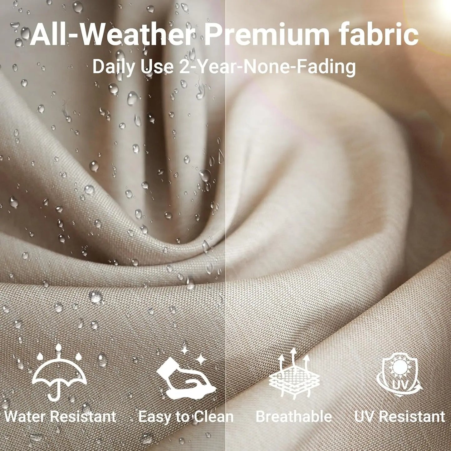 6-Piece Patio Furniture Set, All-Weather Outdoor Wicker Sectional Sofa with Cushions, Glass Table & Left and Right, Customized