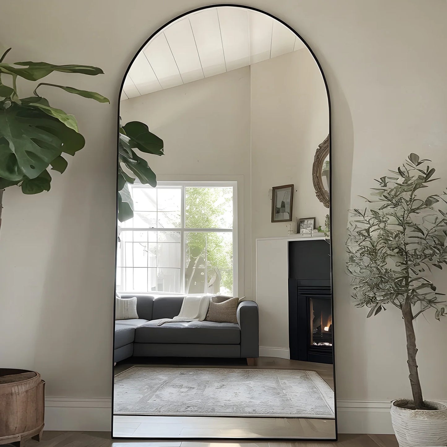 Antok Arch Floor Mirror Freestanding Display Unit For BedroomSuite LuxuriantShowpiece