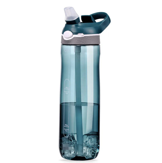 Tritan Water Bottle With Straw Eco Friendly Gym Shaker Bottle For Outdoor Fitness 750 Ml Or 1000 Ml