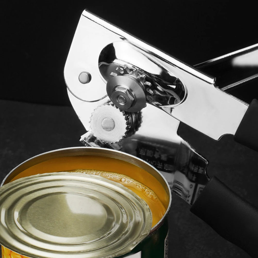 Shunmaii Stainless Steel Can Opener And Bottle Opener Commercial Grade For Kitchen Restaurant And Picnic Use