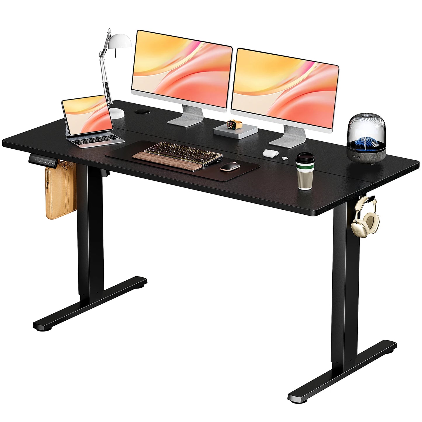 JHK Electric Standing Desk Height Adjustable Computer Workstation For Office
