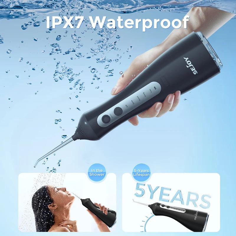 Sejoy Cordless Electric Water Flosser With 6 Modes