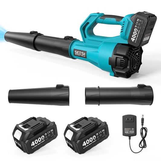 SeeSii Brushless Turbo Leaf Blower Cordless 900000RPM 780CFM