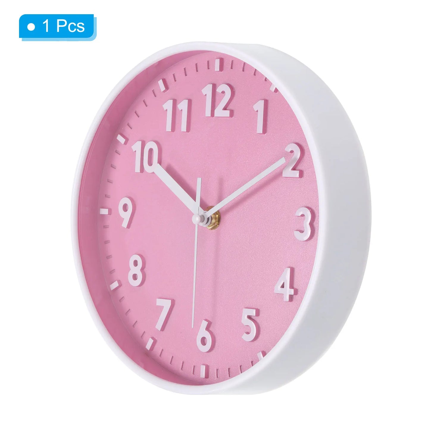 UXCELL Silent NonTicking Round Wall Clock Quartz BatteryOperated OfficeDesk Online