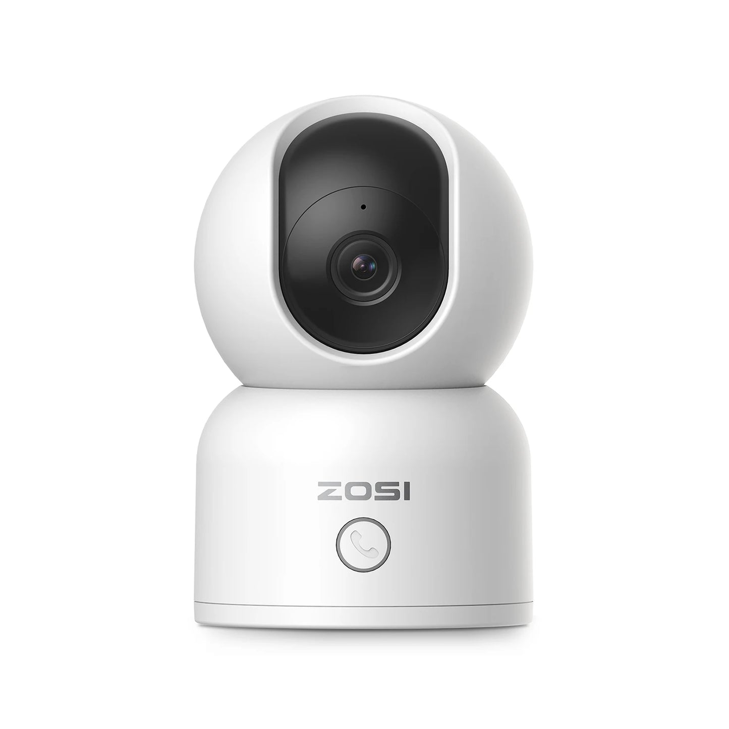 ZOSI 360 AI PTZ Security Camera With Auto Tracking Night Vision 2K Resolution Full 360 Degree Coverage