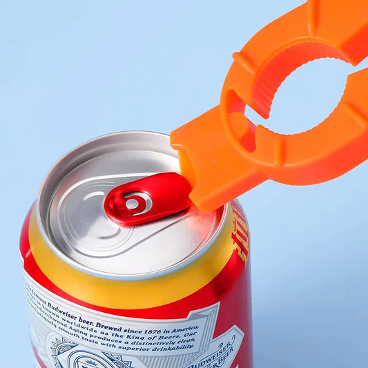 Multifunctional Water Bottle Opener and Can Opener With Grip Assist for Seniors and Arthritis