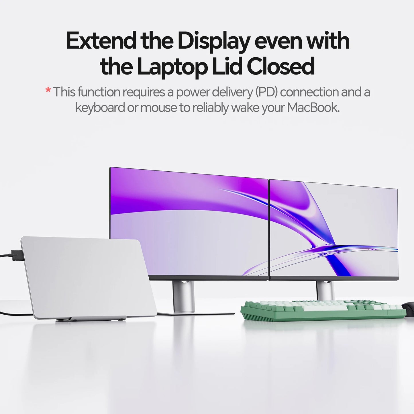 PULWTOP USB C Docking Station 11 In 1 With Dual 4K HDMI 60Hz Outputs 2 USB C 10Gbps Ports And Power Delivery