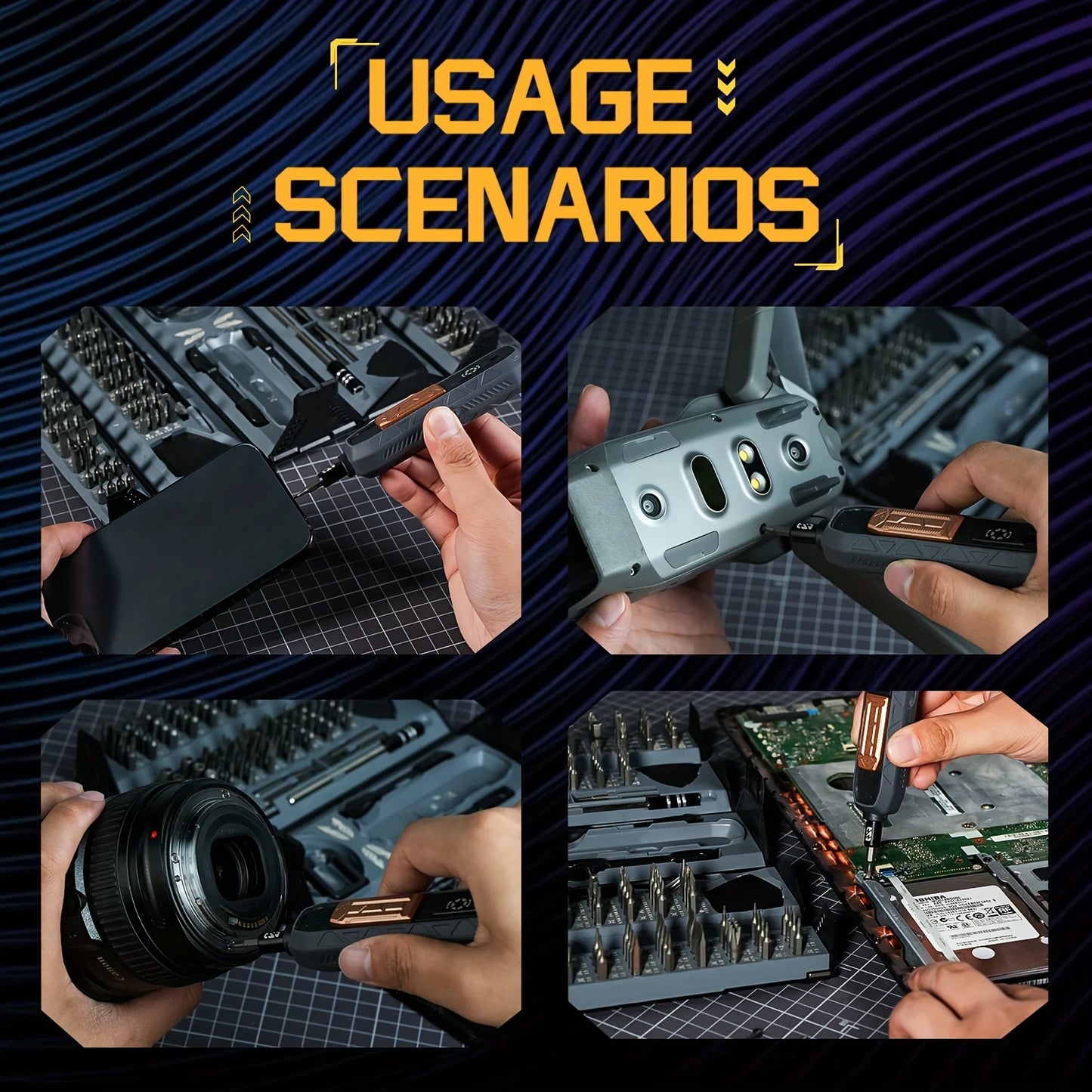 JAKEMY 180-In-1 Magnetic Precision Screwdriver Set For PersonalComputers Smartphones
