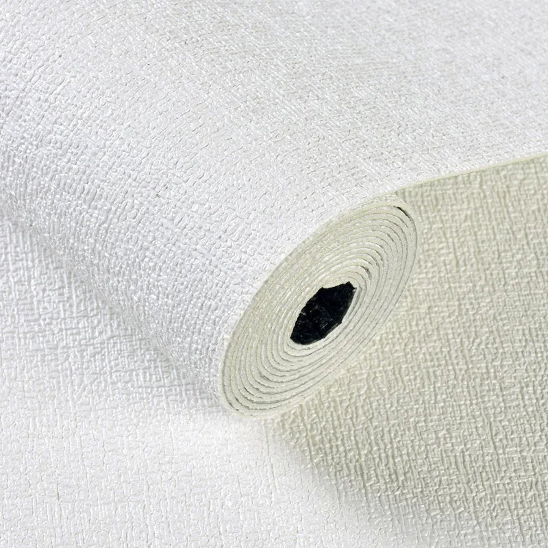 NONECN Linen 3D Foam Wallpaper Self Adhesive PVC Waterproof Wall Covering for Renovation