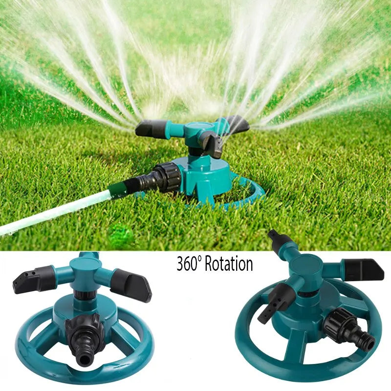 360 Degree Automatic Sprinkler Nozzle For Garden Lawn Watering