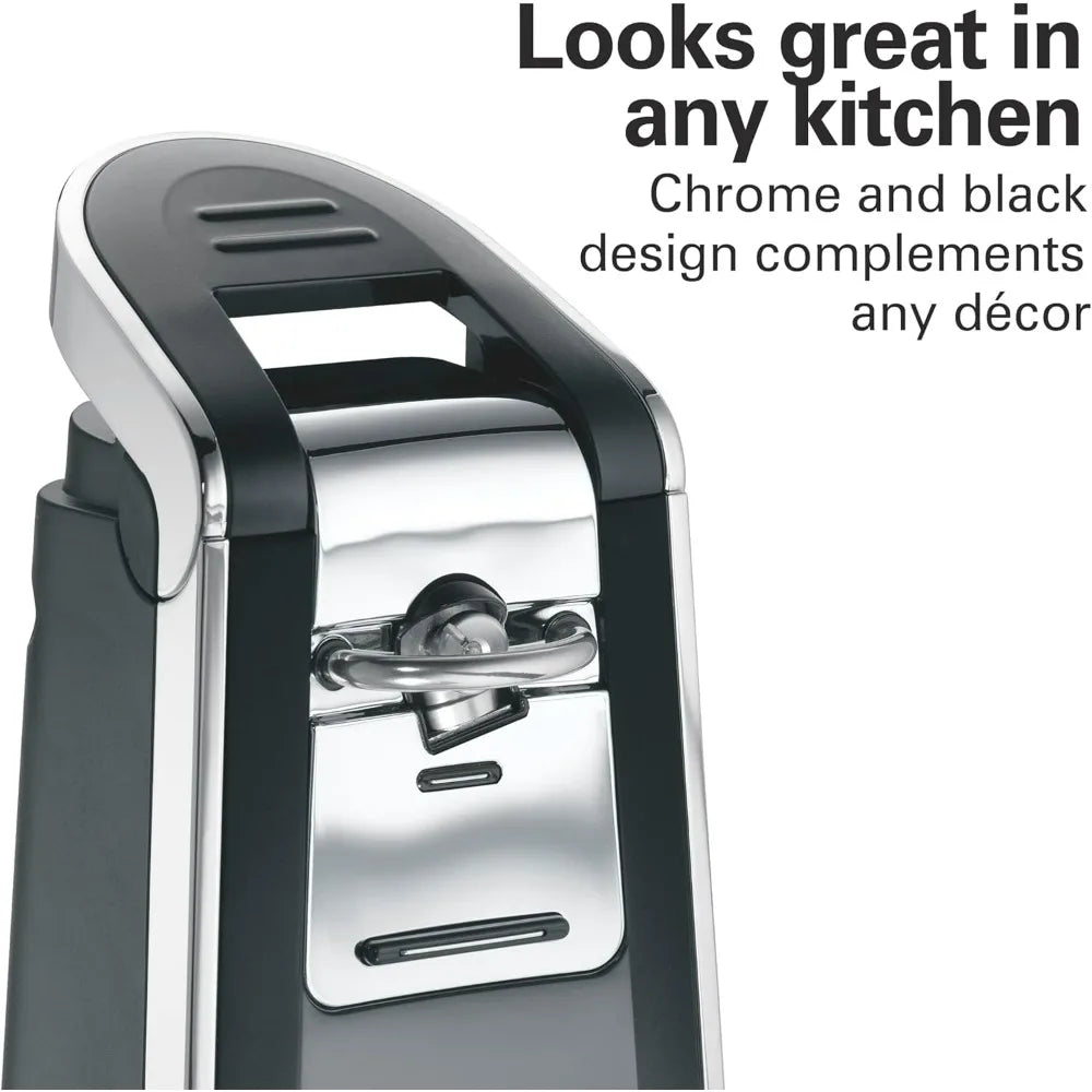 Hamilton Beach Smooth Touch Can Opener With Push Down Lever For One Handed Operation And Smooth Edge Lids